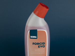 De fles van de nieuwe Forcid EVO