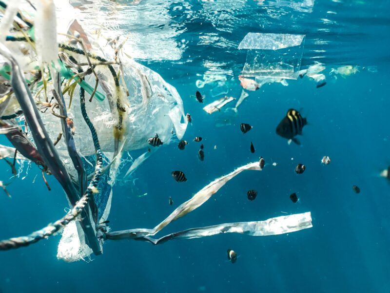 Plasticvervuiling in de oceaan